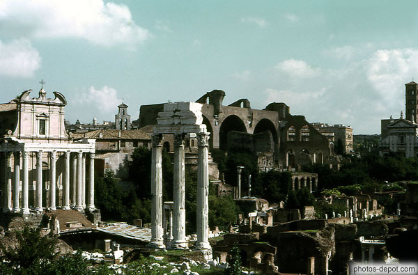 photo de ruines du Forum