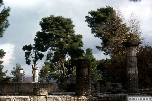 photo de ruine du temple