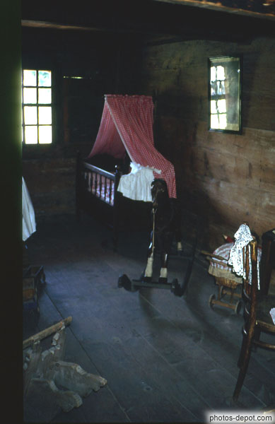 photo de chambre d'enfants cabane en bois