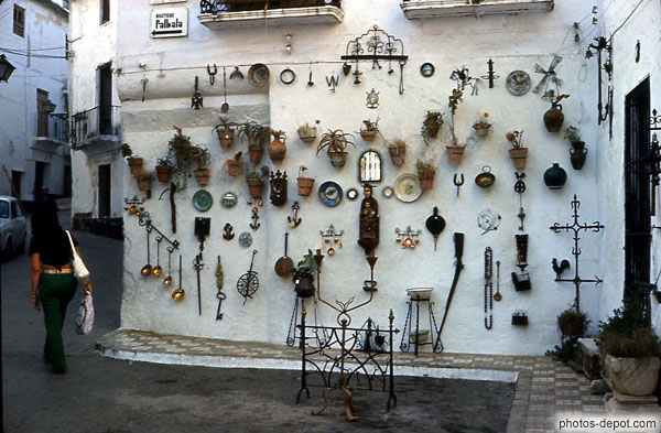 photo de mur décoré boutique Vieux Marbella