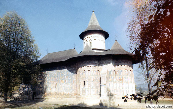 photo d'Eglise de Voronet datant de 1488, vue Est