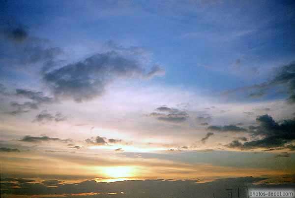 Soleil couchant Inconnu, Photo 1970