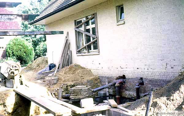 Maison en réfection Inconnu, Photo 1970