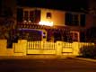 maison �clair�e guirlandes de No�l