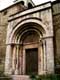 Porche d'entrée de l'église / France, Languedoc Roussillon, Toulouges