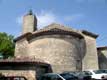 Chevet et clocher romans / France, Provence, Eglise de Claret