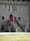 Escalier principal d'entr�e du chateau / France, Bretagne, Combourg