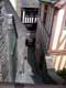 Escalier entre les remparts et la seule rue du mont / France, Normandie, Mont St Michel