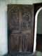 Porte de bois aux monogramme et embl�me de Fran�ois 1er / France, Chambord