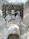 Sculptures romanes en nattes, modillon a copeaux, abside de la Chapelle St Julien / France, Languedoc Roussillon, Villeneuve de la Raho
