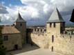 Mur nord du chateau / France, Languedoc Roussillon, Carcassonne
