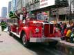 Camion de pompiers / Canada, Quebec, Montreal, fête de St Patrick