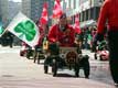 Minuscules voitures / Canada, Quebec, Montreal, fête de St Patrick