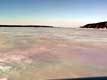 Lac d'Oka recouvert de glace, élargissement du fleuve St Laurent atteignant 5 km de large, ou l'on traverse a pied sec l'hiver / Canada, Oka