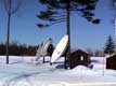 Antennes satellites / Canada, Quebec, Ste Anne de la Perade