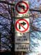 interdictions de tourner dans les deux sens, a des heures diff�rentes.. / Canada, Montreal