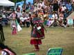Am�rindienne en costume � chapeau / Canada, Kahnawake