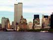Twin towers et vieux immeubles / USA, New York
