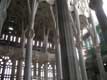 Colonnes soutenant la voute de la cathédrale de Gaudi