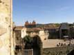 Ville de carcassonne vue du chateau / France, Languedoc Roussillon, Carcassonne, Chateau comtal