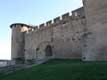 Muraille et tour du bas empire reconnaissable à son parement de petit appareil (petites pierres) et alternance de chainage de briques. / France, Languedoc Roussillon, Carcassonne