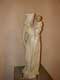 Vierge au sourire et enfant Jésus tenant une colombe, le St Esprit,  Sienne, Italie dans musée lapidaire / France, Languedoc Roussillon, Carcassonne, Chateau Comtal