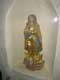 Rare représentation de Vierge enceinte, bois polychrome, église de Cucugnan / France, Languedoc Roussillon, Cucugnan