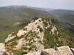 300 m de long sur un éperon rocheux, même les ânes n'y montent pas... / France, Languedoc Roussillon, Perpertuse