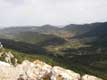 Vue sur Duilhac dans la vallée / France, Languedoc Roussillon, Perpertuse