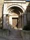 Portail roman église de Toulouges / France, Languedoc Roussillon, Toulouges