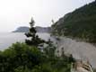 escaliers descendant sur le gr�ve / Canada, Gasp�sie, Gasp�