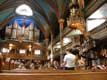 Riches ornementations de la basilique Notre Dame et orgue / Canada, Montreal, Vieux port