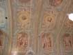 Scènes nouveau testament peintes sur plafond vouté chapelle Notre Dame de Bonsecours / Canada, Montreal, Vieux port