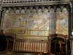 Mosaique le la bataille de Lépante en 1571 dont le pape a la vision de la victoire grâce aux prières du Saint Rosaire / France, Rhone Alpes, Lyon, Fourviere