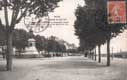 Promenade Quai sud, arbres et statue de Lamartine 1878 / France, Bourgogne, Macon