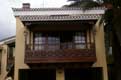 balcon de bois ouvrag� / inconnu