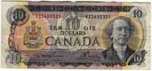 Billet de 10$ Canadiens / Canada