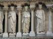 Les 28 Rois de Juda, 3,5m de haut � 20 m de hauteur / France, Paris, Ile de la Cit�, Cath�drale Notre Dame