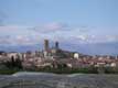 Abbaye d'Elne et pic du Canigou