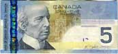 Billet 5$ Canada 2006
