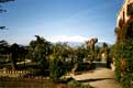 mont Etna derri�re le jardin