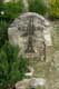 Croix de fonte, tombe cimetière du prieuré / France, Languedoc Roussillon, Prieuré de Marcevol