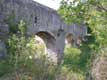 L'Aqueduc romain franchi l'Agly et forme un pont couvert