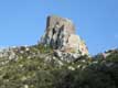 Tours du château de Quéribus / France, Languedoc Roussillon, Queribus