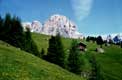 Chalet devant le rocher / Italie, Dolomites