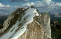 Flanc eneigÃ© du pic rocheux / Italie, Dolomites
