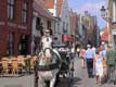 Calèche à cheval / Belgique, Bruges