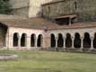 clo�tre adoss� � l'�glise de l'abbaye / France, Pyr�n�es Orientales, St Michel de Cuxa
