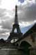Pont d'Iéna et tour Eiffel arborant les étoiles de la communauté européenne