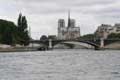 Pont de Sully devant l'ile de la cité et Notre Dame